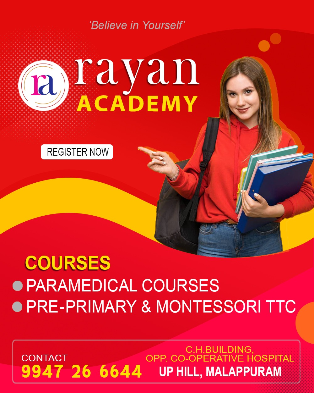 RAYAN ACADEMY – Paramedical, Montessori TTC Courses in Malappuram